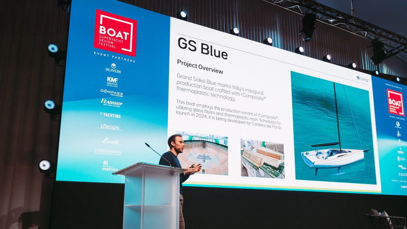 Grand Soleil BLUE At the Superyacht Design Festival