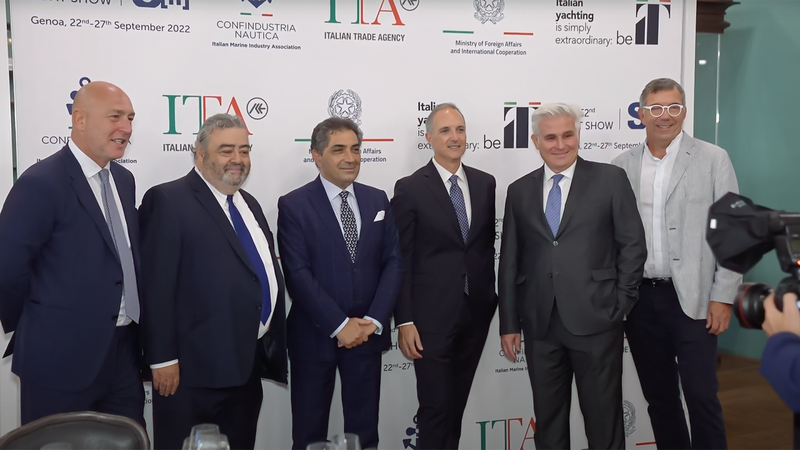 Cantiere Del Pardo at the US preview of the Genoa Boat Show